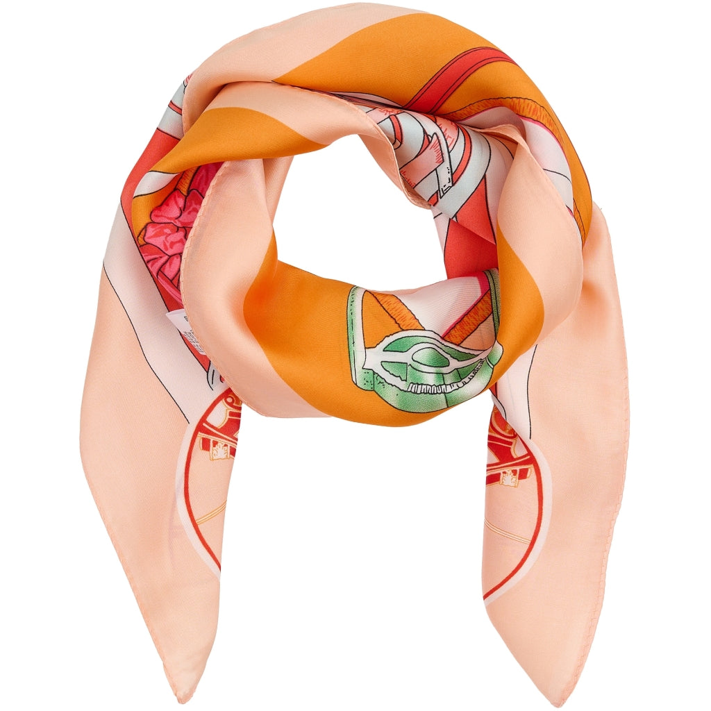 MARTA DU CHATEAU Marta du Chateau Dam Scarf MdcEliane FA-Scarf Scarf Orange176