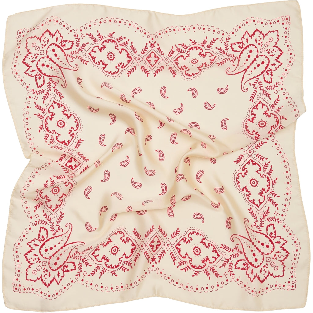 MARTA DU CHATEAU Marta du Chateau Dam Scarf MdcEliane FA-Scarf Scarf White/Red1511