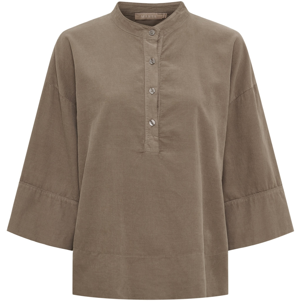 MARTA DU CHATEAU Marta du Chateau Dam Skjorta MdcNemesia 8909 Shirt Fango60