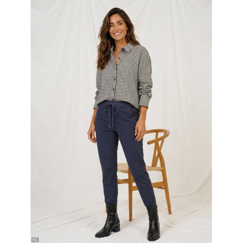 MARTA DU CHATEAU Marta du Chateau Dam Skjorta MdcThalassa 8944 Shirt Beige