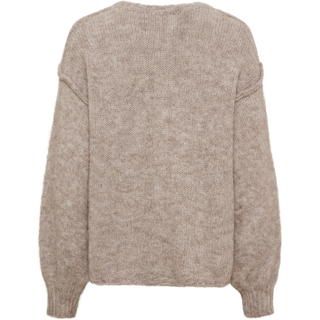 MARTA DU CHATEAU Marta du Chateau Dam Stickad MdcNovella 9735 Knit Fango