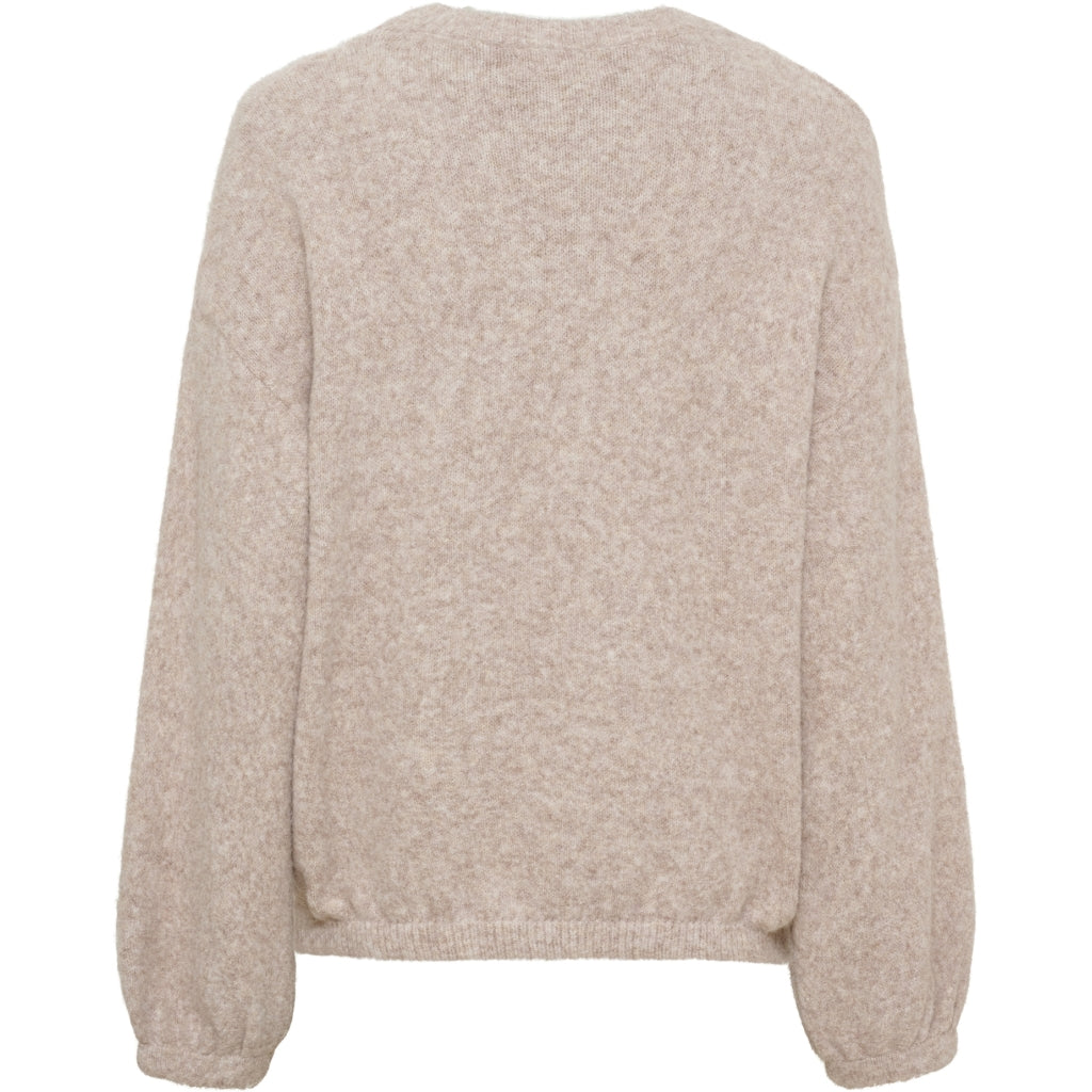 MARTA DU CHATEAU Marta du Chateau Dam Stickad tröja MdcAviva 9979 Knit Fango