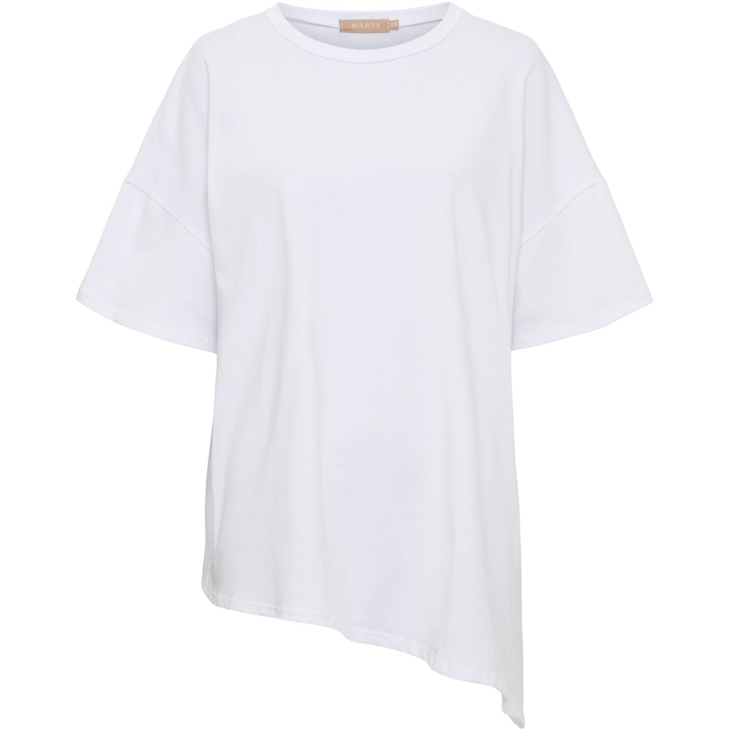 MARTA DU CHATEAU Marta du Chateau Dam T-Shirt MdcAzure 68857M T-shirt White