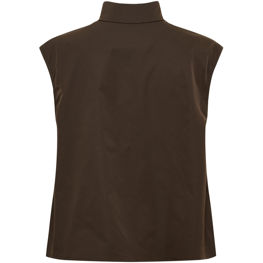 MARTA DU CHATEAU Marta du Chateau Dam Väst MdcSavella 8613 Vest Dark Brown