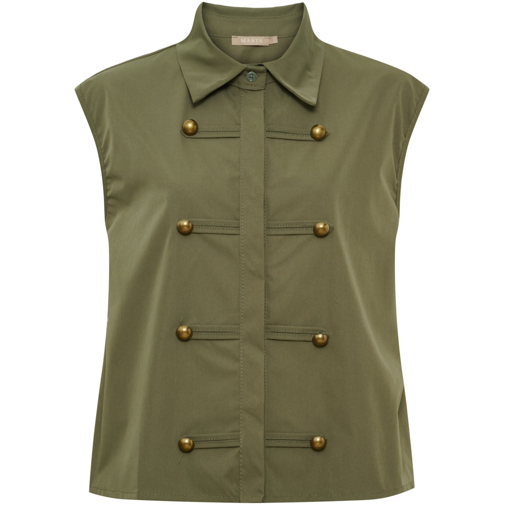 MARTA DU CHATEAU Marta du Chateau Dam Väst MdcSavella 8613 Vest Military