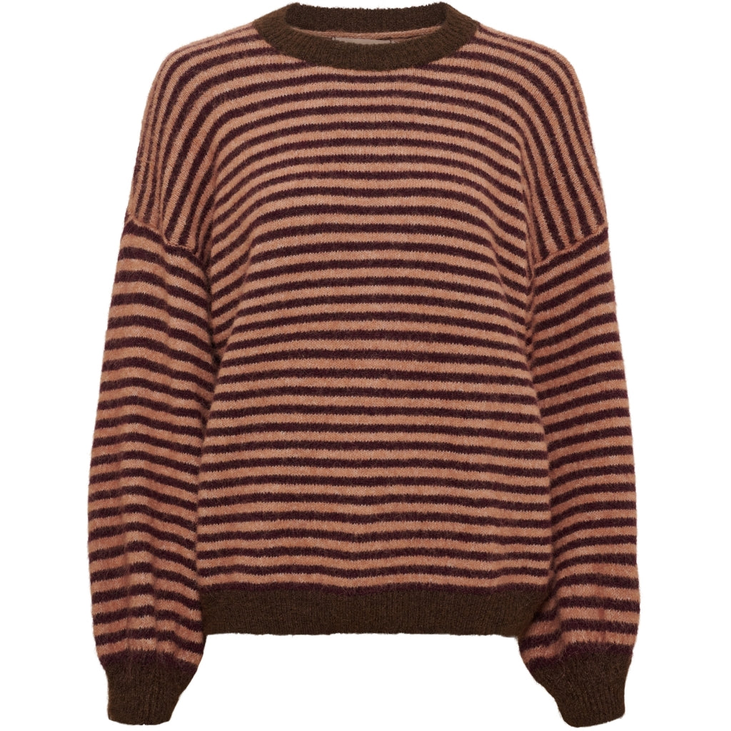 MARTA DU CHATEAU Marta du Chateau Dame Stickad tröja MdcReverie 9602 Knit Dark Cherry