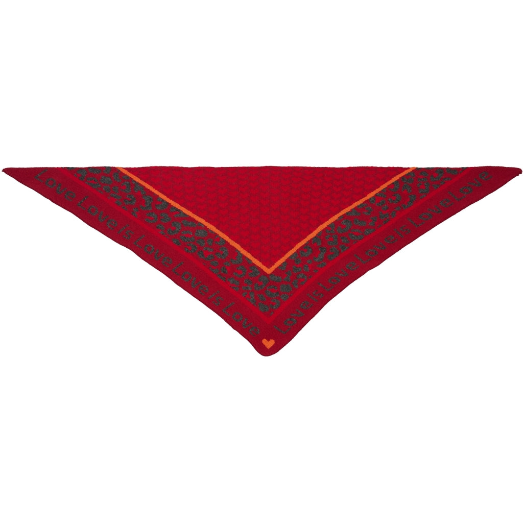 MARTA DU CHATEAU Marta du Chateau dam Scarf MdcClio BA-0746 Scarf DarkRed13