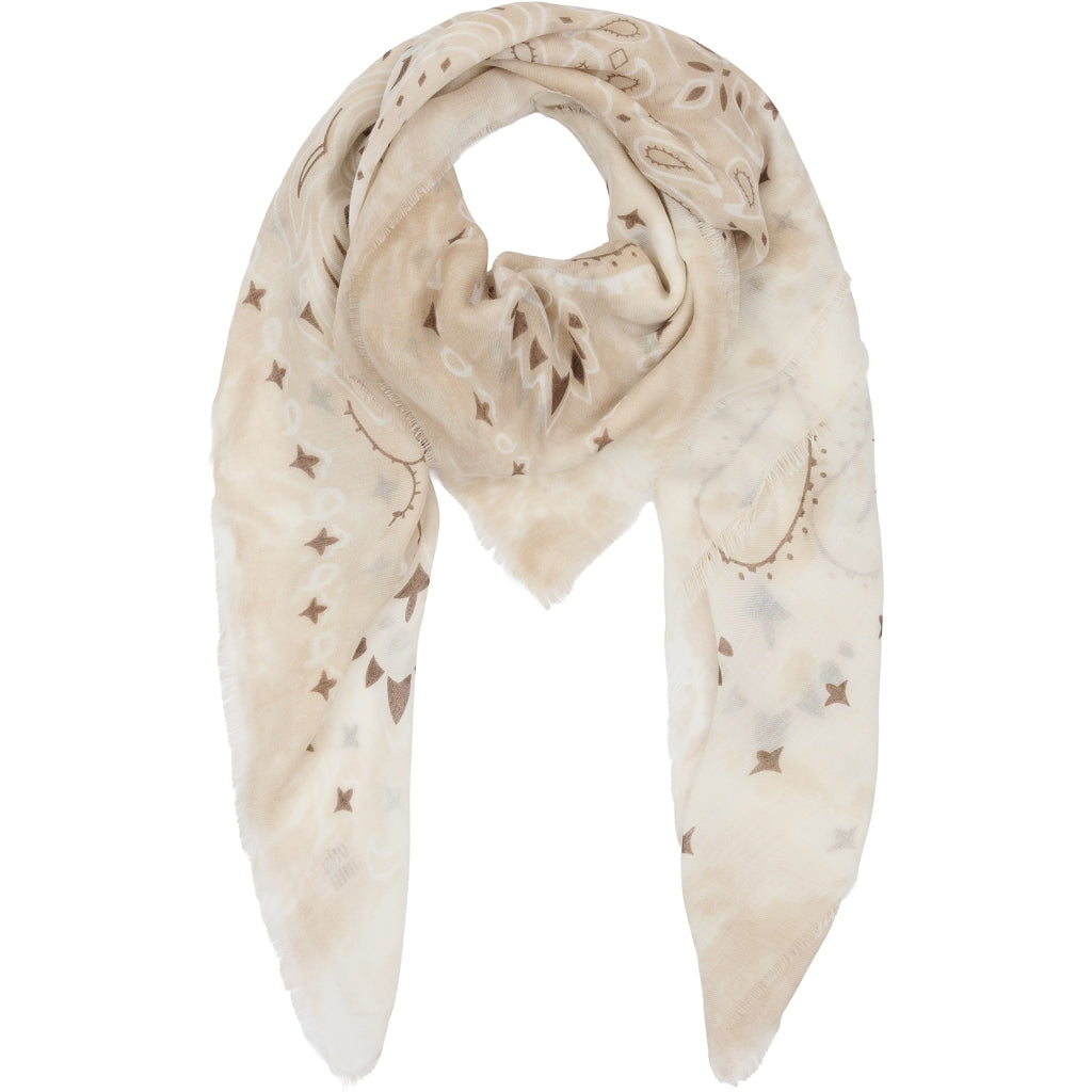 MARTA DU CHATEAU Marta du Chateau dam Scarf MdcDanna FA37254 Scarf Beige/Coffee
