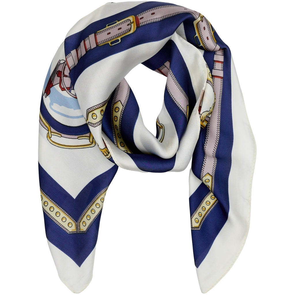 MARTA DU CHATEAU Marta du Chateau dam Scarf MdcJuline FA-Scarf Scarf Blue31218