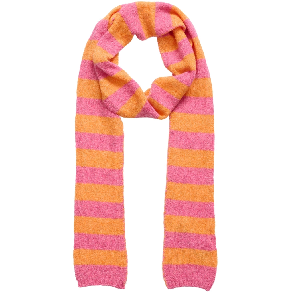 MARTA DU CHATEAU Marta du Chateau dam Scarf MdcSilla BA-3516 Scarf Fuxia/Orange