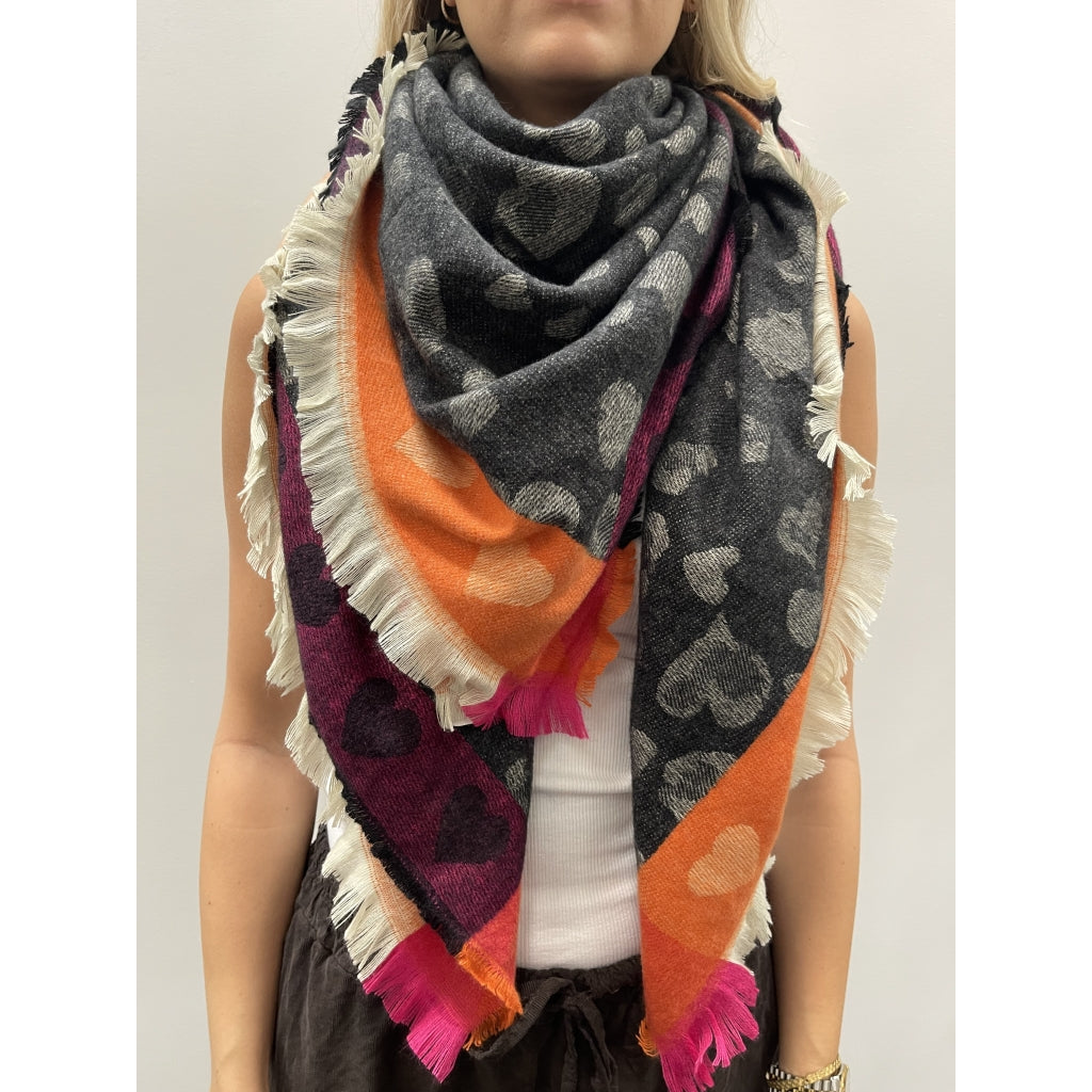 MARTA DU CHATEAU Marta du Chateau dam Scarf MdcSoraka BA-1499 Scarf Black