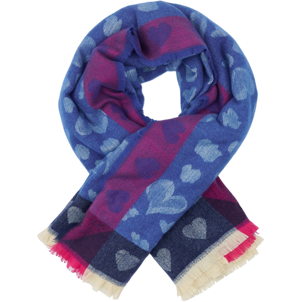 MARTA DU CHATEAU Marta du Chateau dam Scarf MdcSoraka BA-1499 Scarf Blue