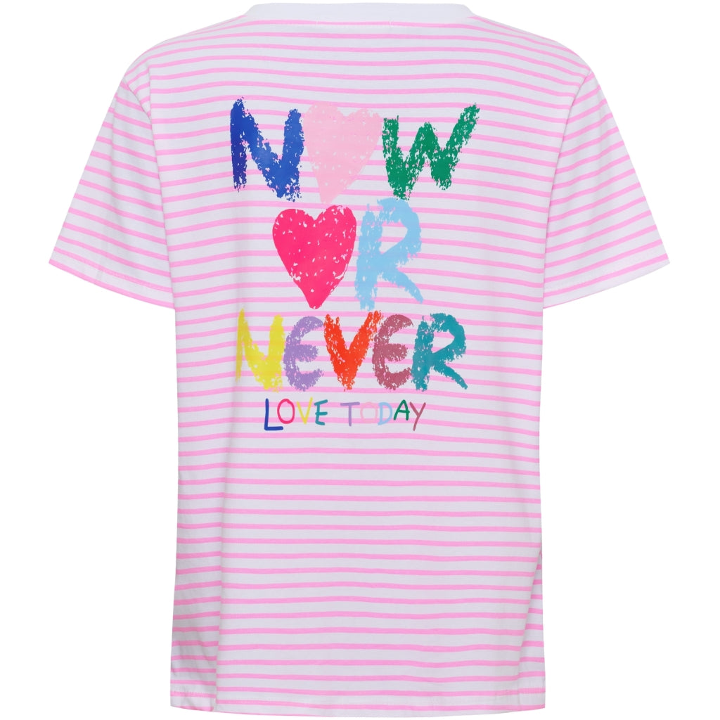 MARTA DU CHATEAU Marta du Chateau dam T-shirt MdcFiora 22585 T-shirt Pink