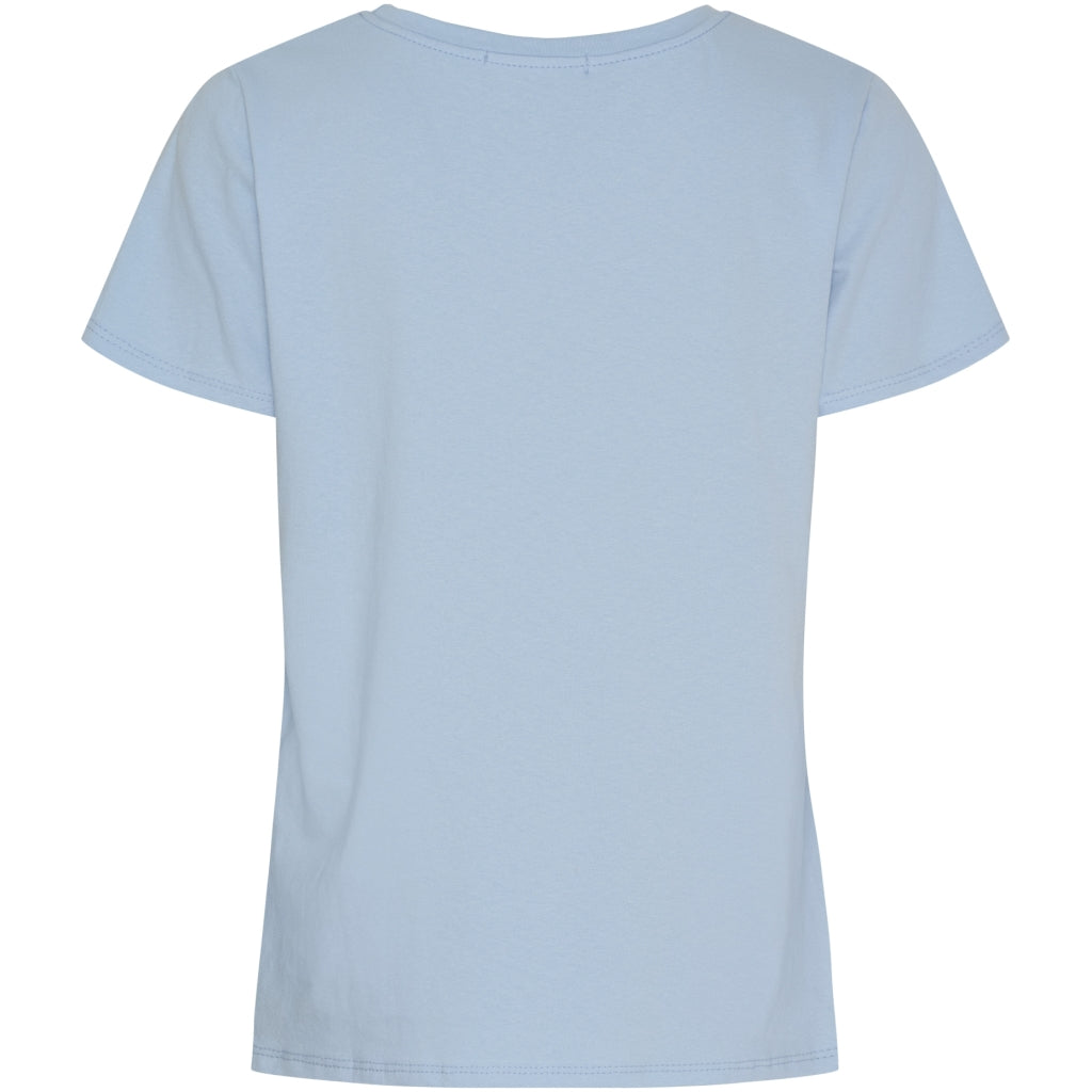 MARTA DU CHATEAU Marta du Chateau dam T-shirt MdcHerdis 84275 T-shirt Celeste Light/Beige