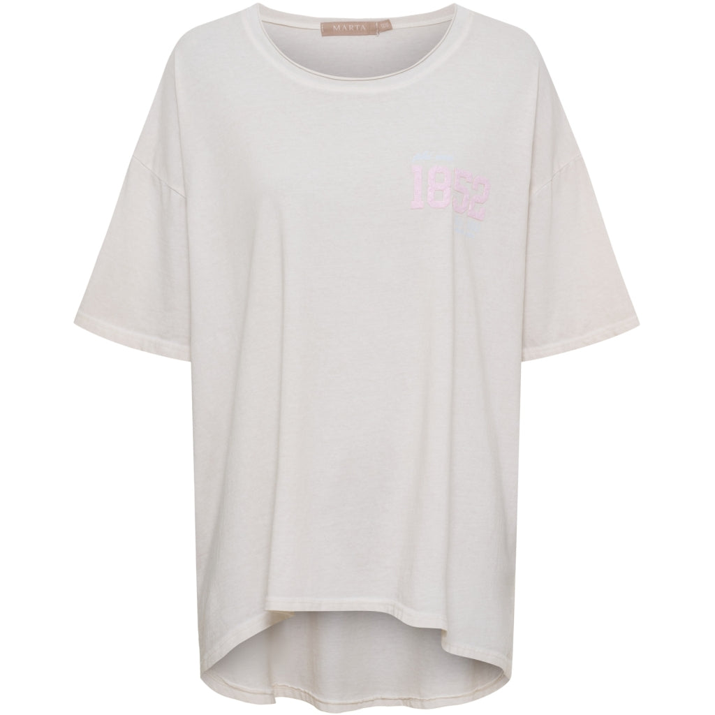 MARTA DU CHATEAU Marta du Chateau dam T-shirt MdcRaniella 69981 T-shirt Beige
