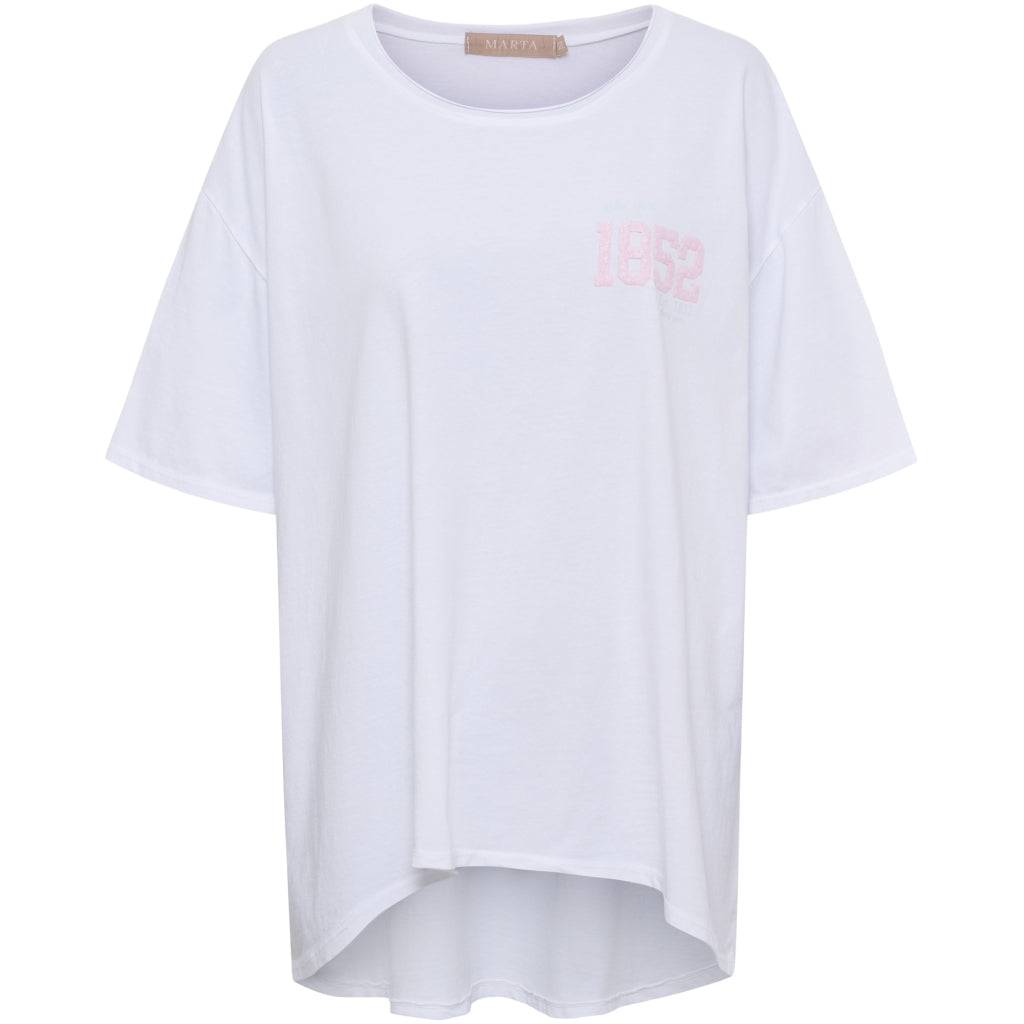 MARTA DU CHATEAU Marta du Chateau dam T-shirt MdcRaniella 69981 T-shirt White