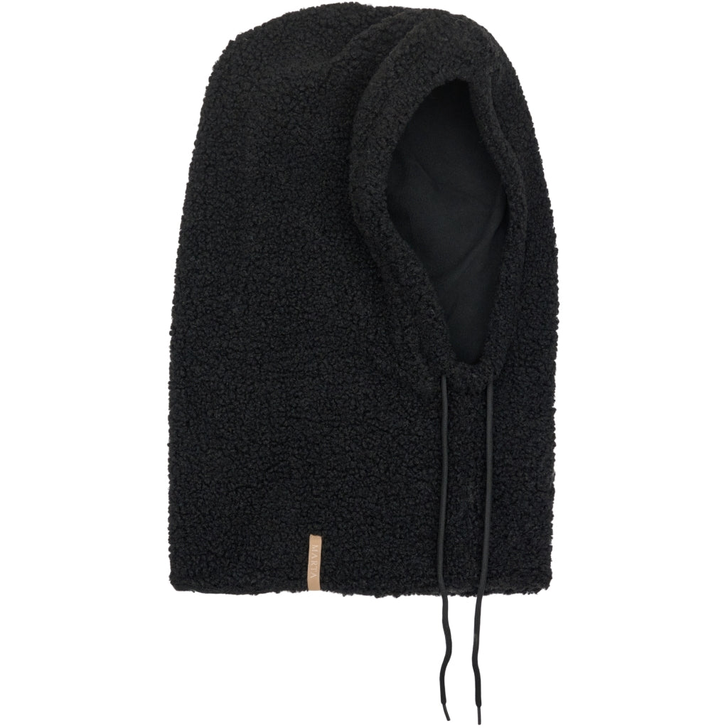 MARTA DU CHATEAU Marta du Chateau dam Teddy balaclava MdcCleore 172-1400-A Scarf Black