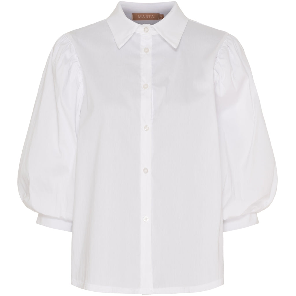 MARTA DU CHATEAU Marta du Chateau dam blus MdcAivory 58863M Blouse Optical White
