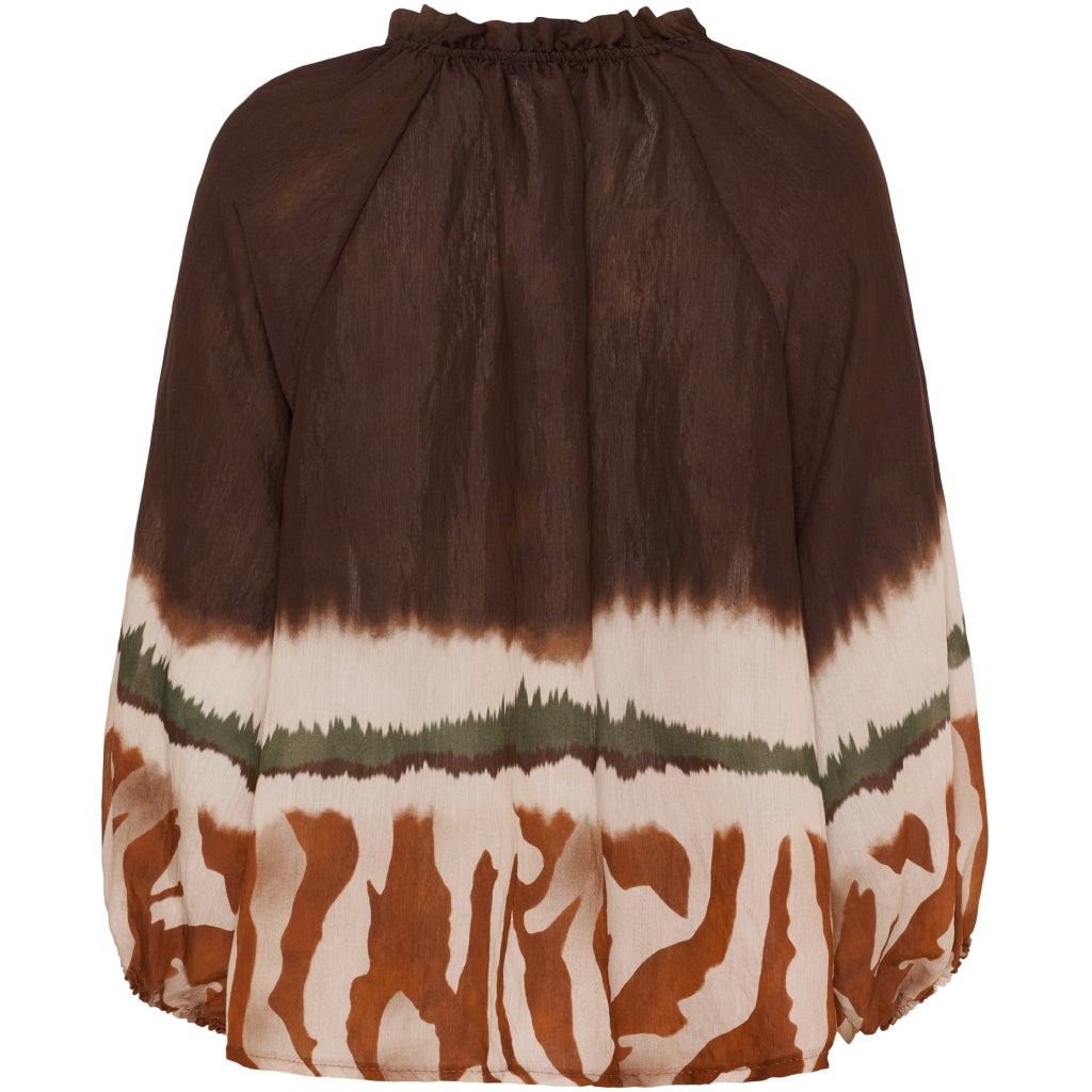 MARTA DU CHATEAU Marta du Chateau dam blus MdcBelladonna 003 Shirt Marrone