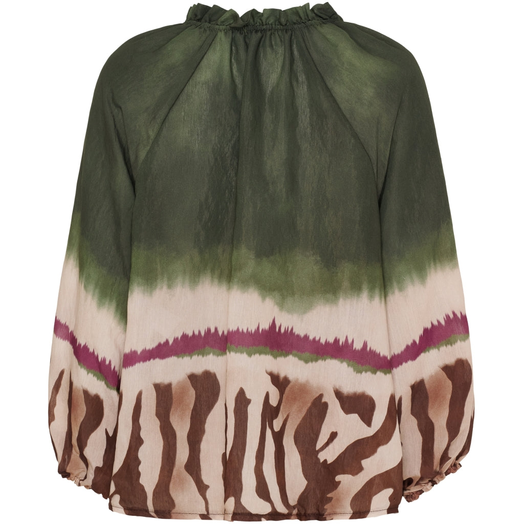 MARTA DU CHATEAU Marta du Chateau dam blus MdcBelladonna 003 Shirt Military