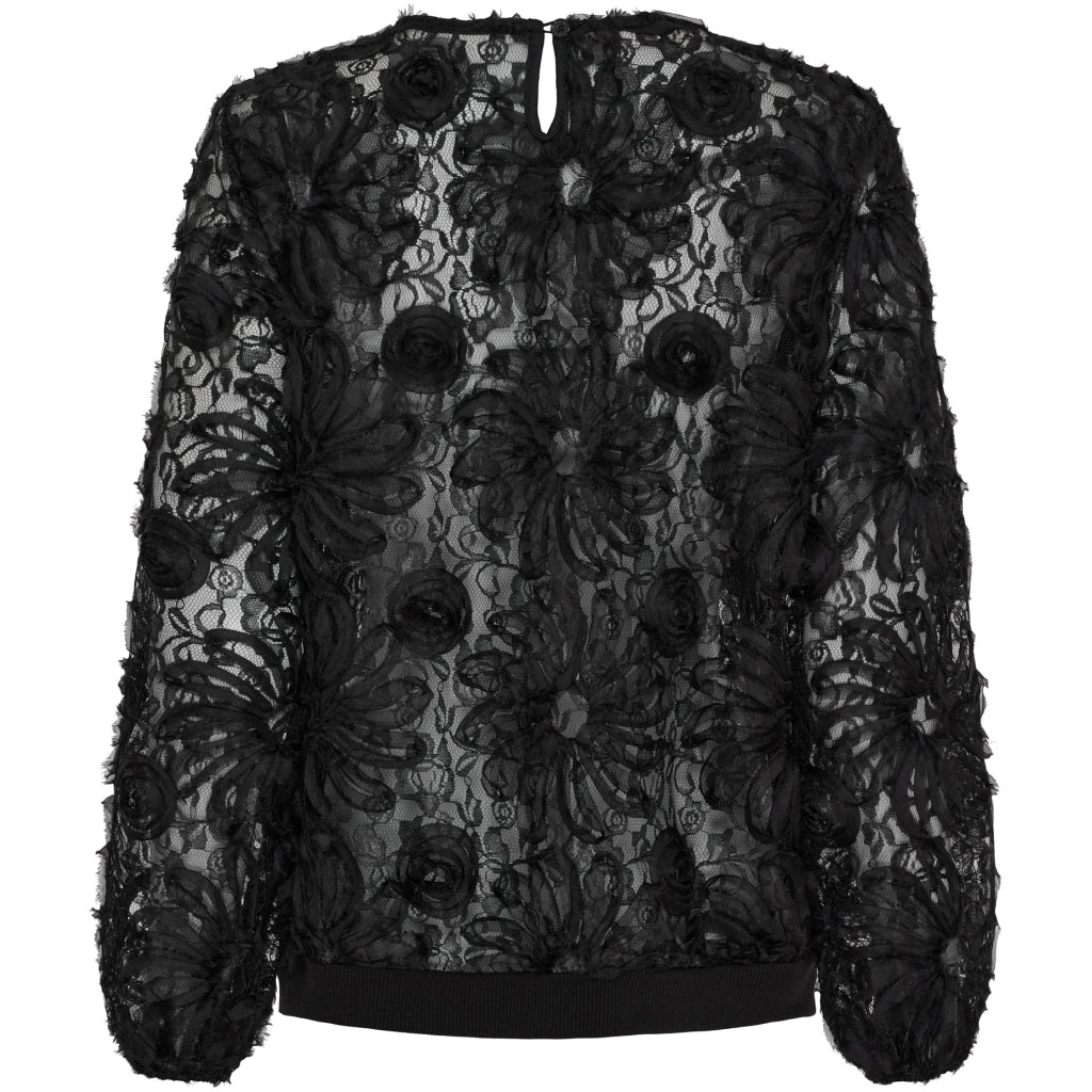MARTA DU CHATEAU Marta du Chateau dam blus MdcLykke 7688 Blouse Black