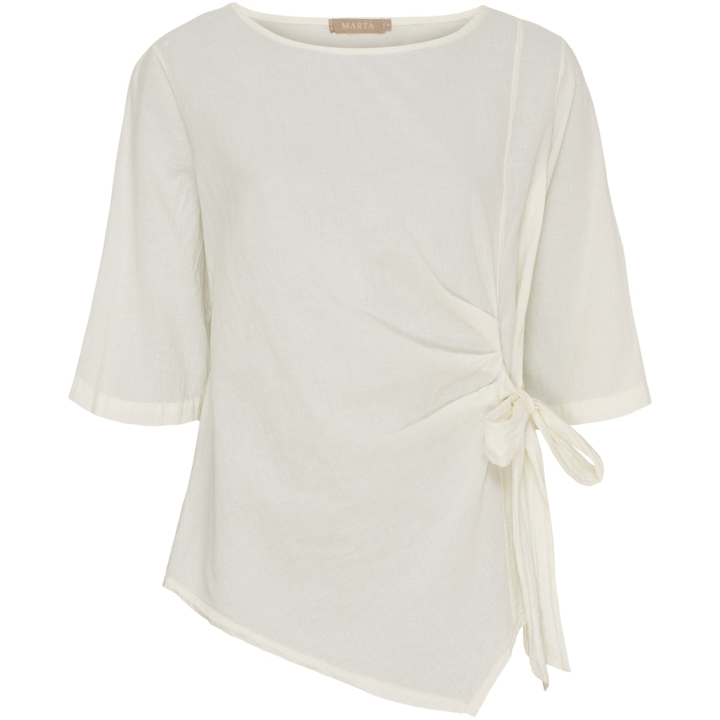 MARTA DU CHATEAU Marta du Chateau dam blus MdcMarcella 258921 Blouse Burro301