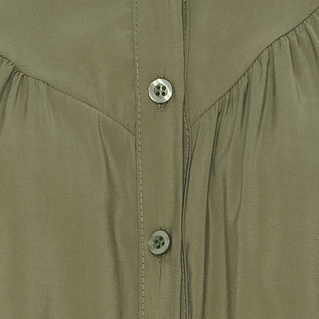MARTA DU CHATEAU Marta du Chateau dam blus MdcMelodie 58210 Blouse Military79