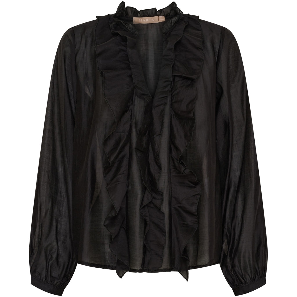 MARTA DU CHATEAU Marta du Chateau dam blus MdcNaira 58221M Shirt Black