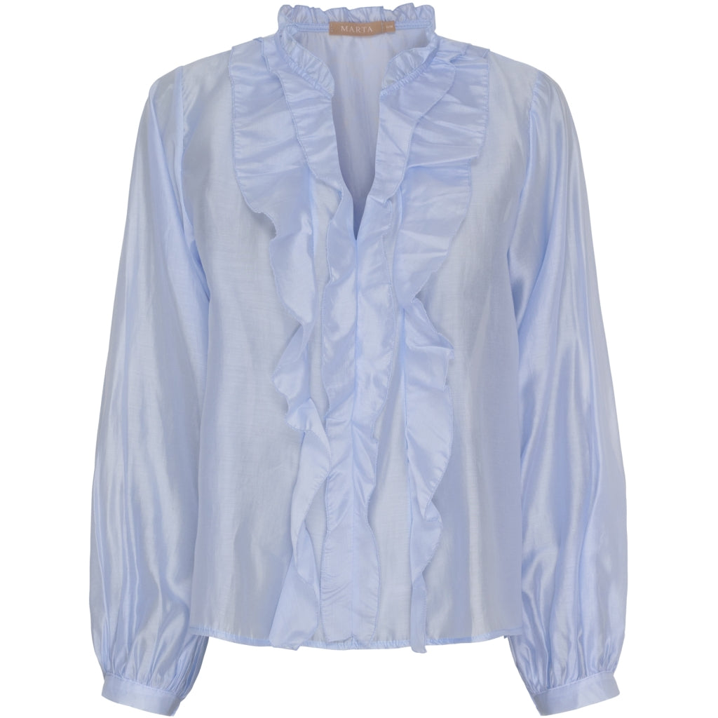 MARTA DU CHATEAU Marta du Chateau dam blus MdcNaira 58221M Shirt LightBlue982