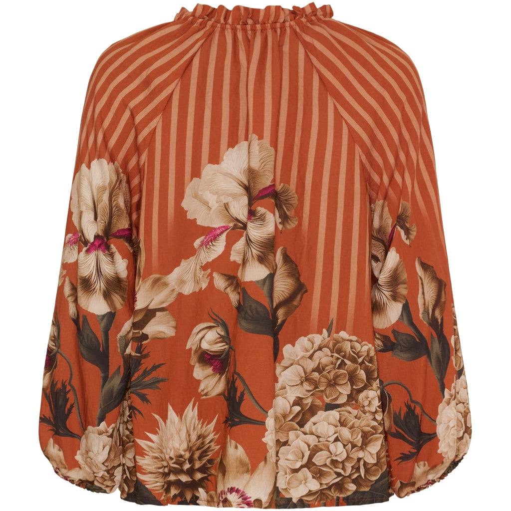MARTA DU CHATEAU Marta du Chateau dam blus MdcOctavia 003B Shirt Coccio6022