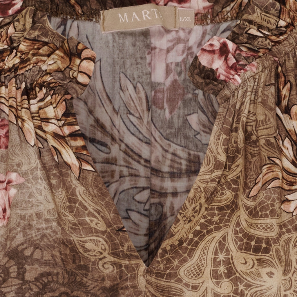 MARTA DU CHATEAU Marta du Chateau dam blus MdcOctavia 003B Shirt FangoVOH4988