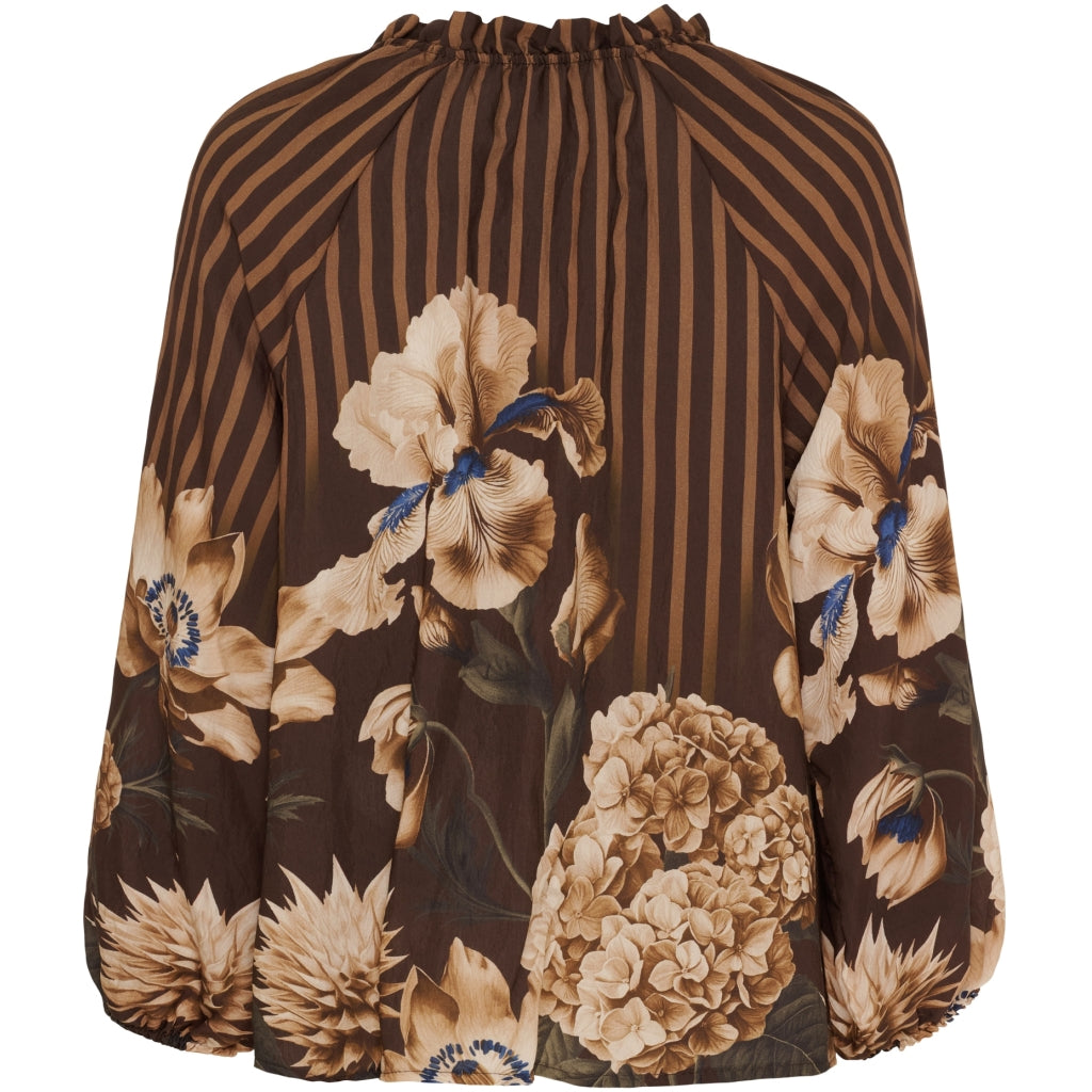 MARTA DU CHATEAU Marta du Chateau dam blus MdcOctavia 003B Shirt Marrone6022