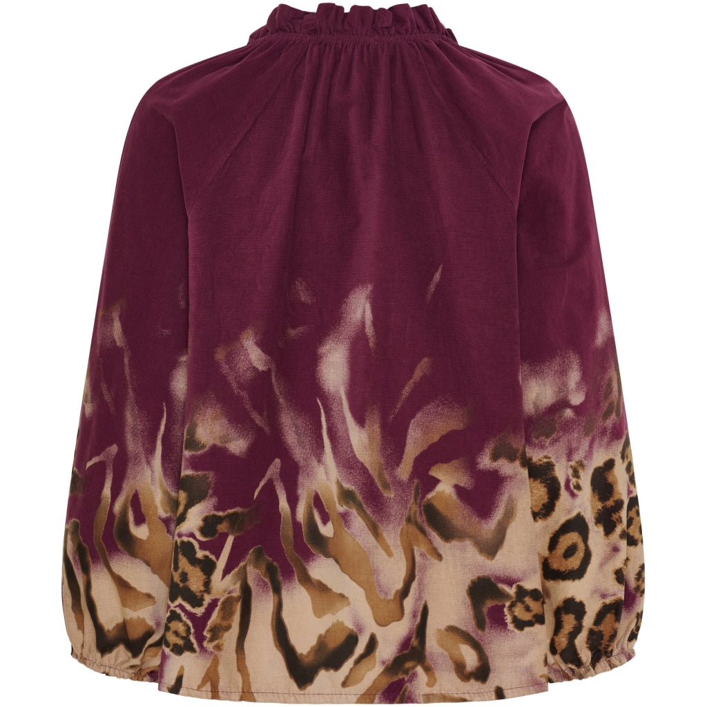 MARTA DU CHATEAU Marta du Chateau dam blus MdcUna 004 Shirt Prugna13