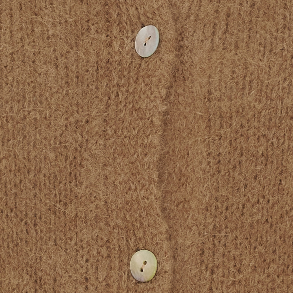 MARTA DU CHATEAU Marta du Chateau dam cardigan MdcJuliana 2413 Cardigan Camel2049