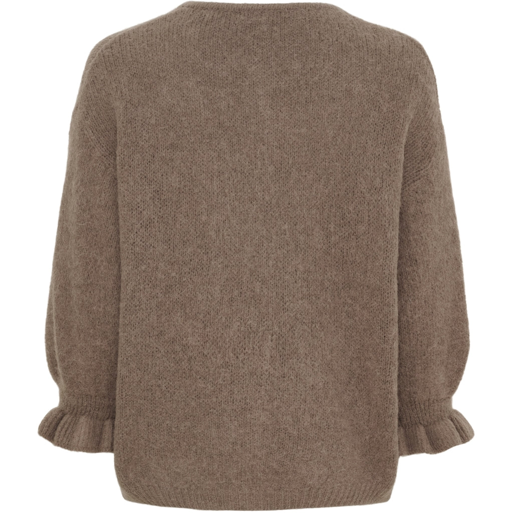 MARTA DU CHATEAU Marta du Chateau dam cardigan MdcJuliana 2413 Cardigan Fango