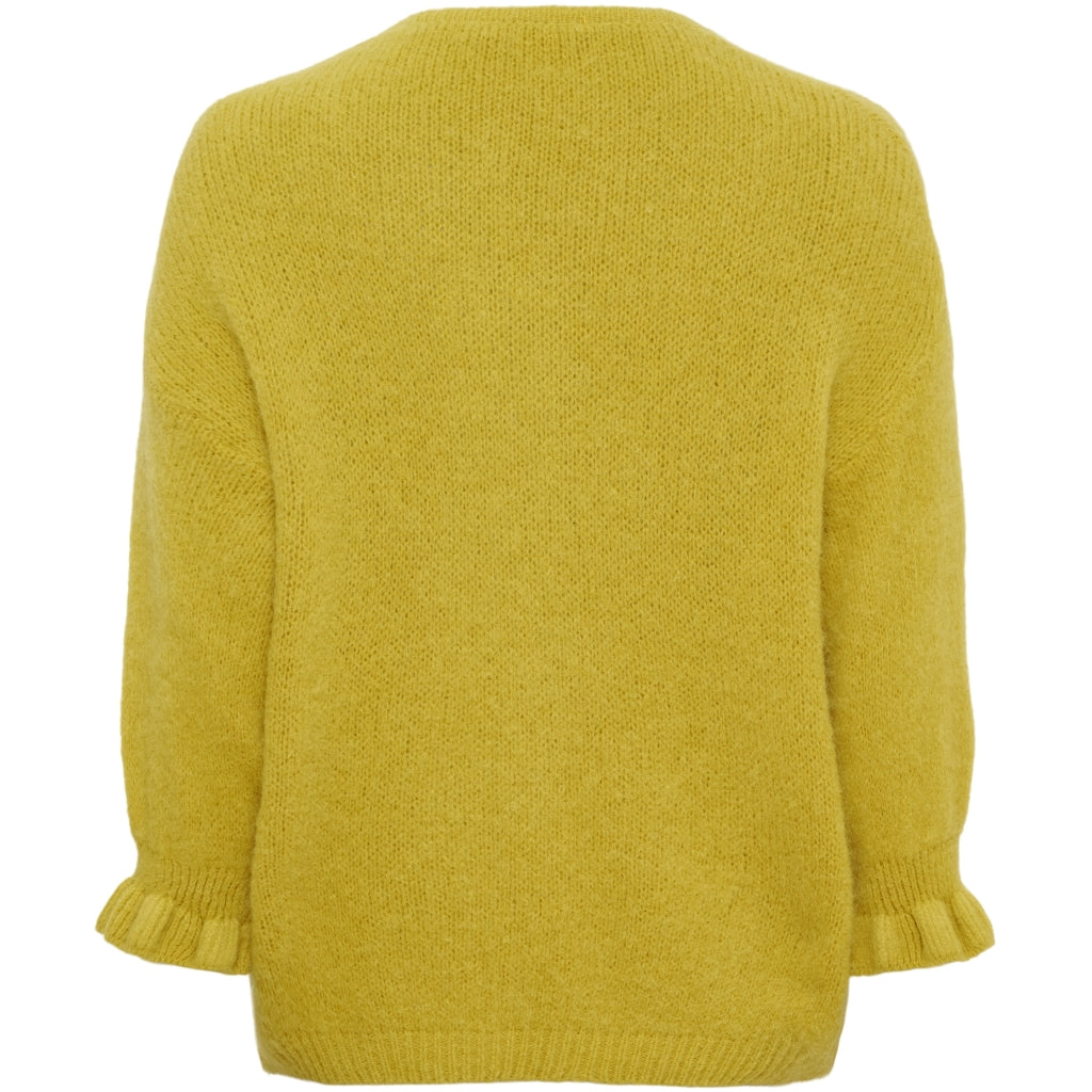 MARTA DU CHATEAU Marta du Chateau dam cardigan MdcJuliana 2413 Cardigan Mustard8440
