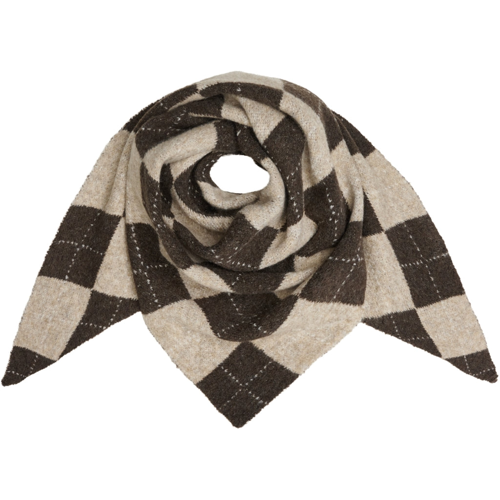 MARTA DU CHATEAU Marta du Chateau dam halsduk MdcGretzel BA-3446 Scarf Coffee/Taupe