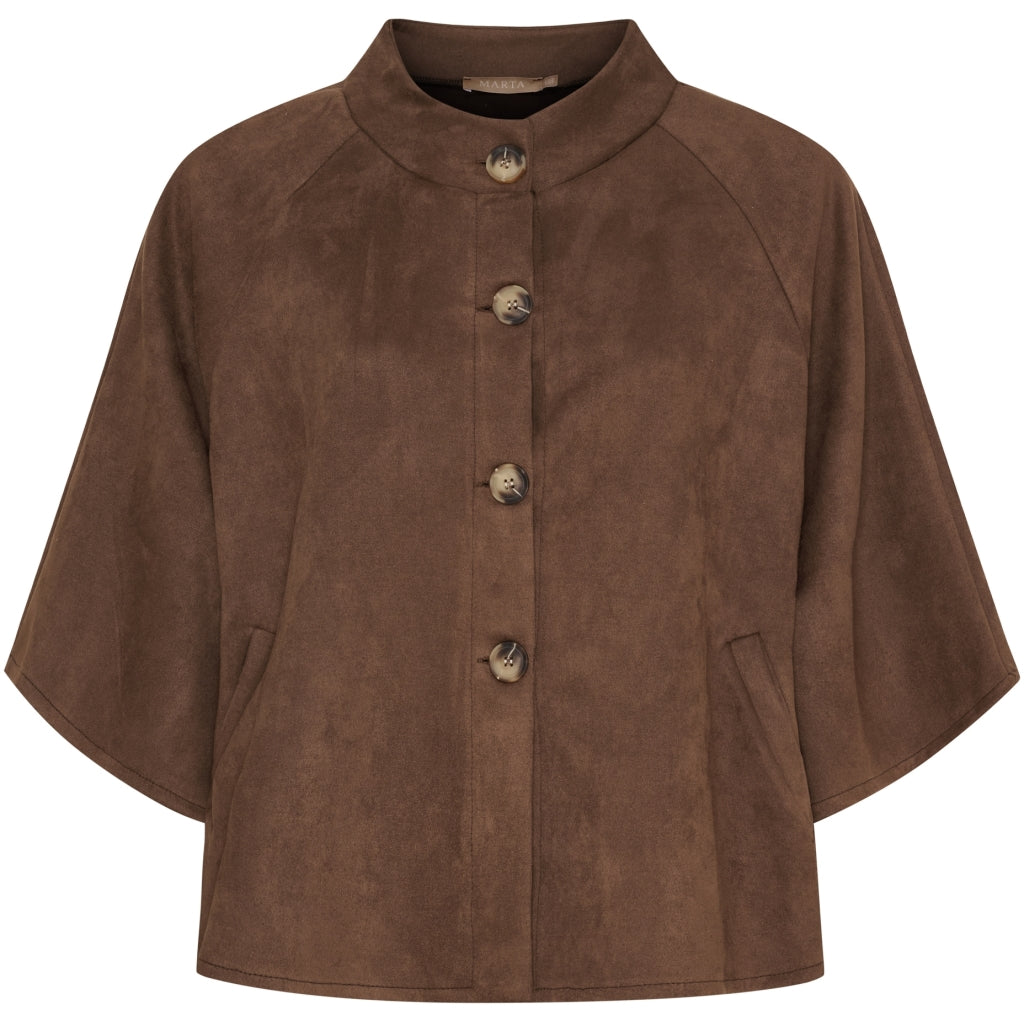 MARTA DU CHATEAU Marta du Chateau dam jacka MdcBritta 248370PL Jacket Brown276