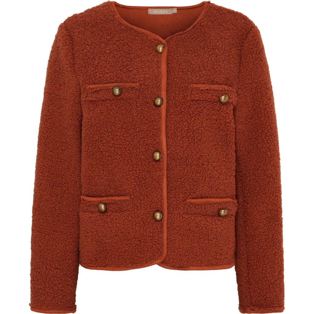 MARTA DU CHATEAU Marta du Chateau dam jacka MdcFrost 258949 Jacket Coccio