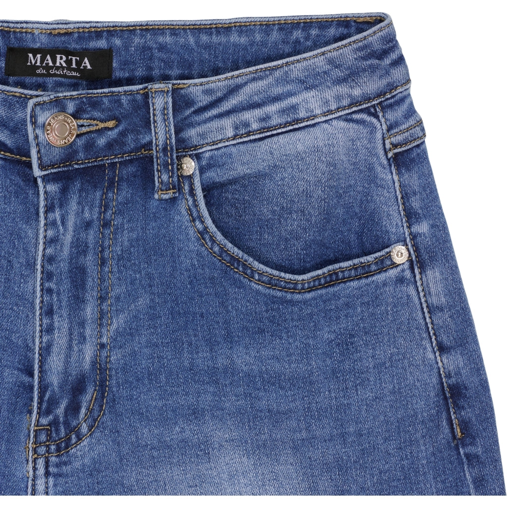 MARTA DU CHATEAU Marta du Chateau dam jeans MdcEnya MDC252-JP9016 Jeans Denim