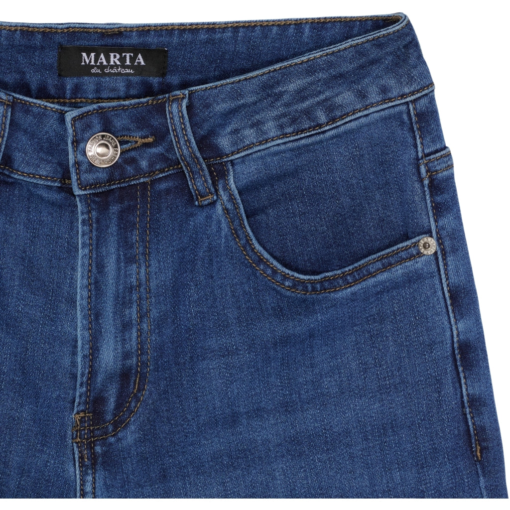 MARTA DU CHATEAU Marta du Chateau dam jeans MdcMarisa MDC219-8552 Jeans Denim