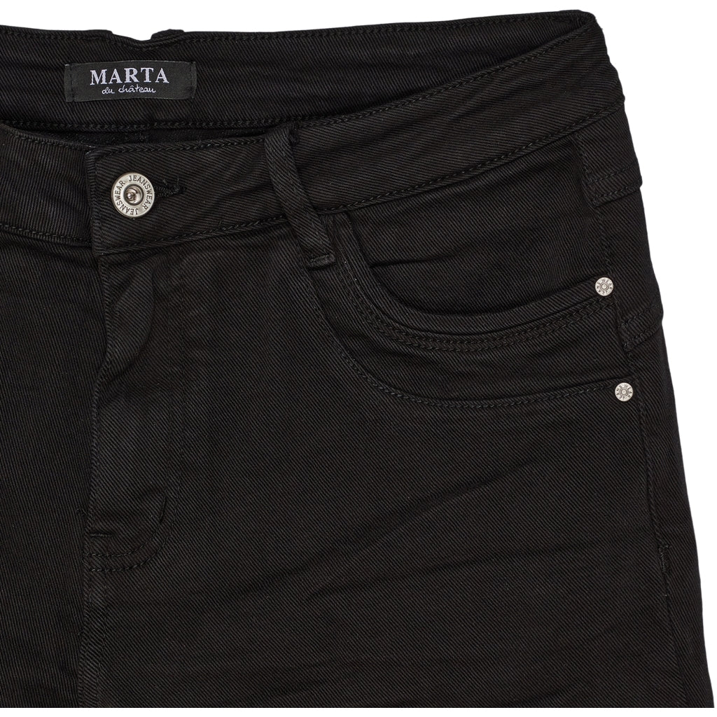 MARTA DU CHATEAU Marta du Chateau dam jeans MdcNora MDC229-8711 Jeans Black