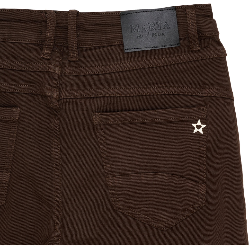 MARTA DU CHATEAU Marta du Chateau dam jeans MdcNora MDC229-8711 Jeans Brown