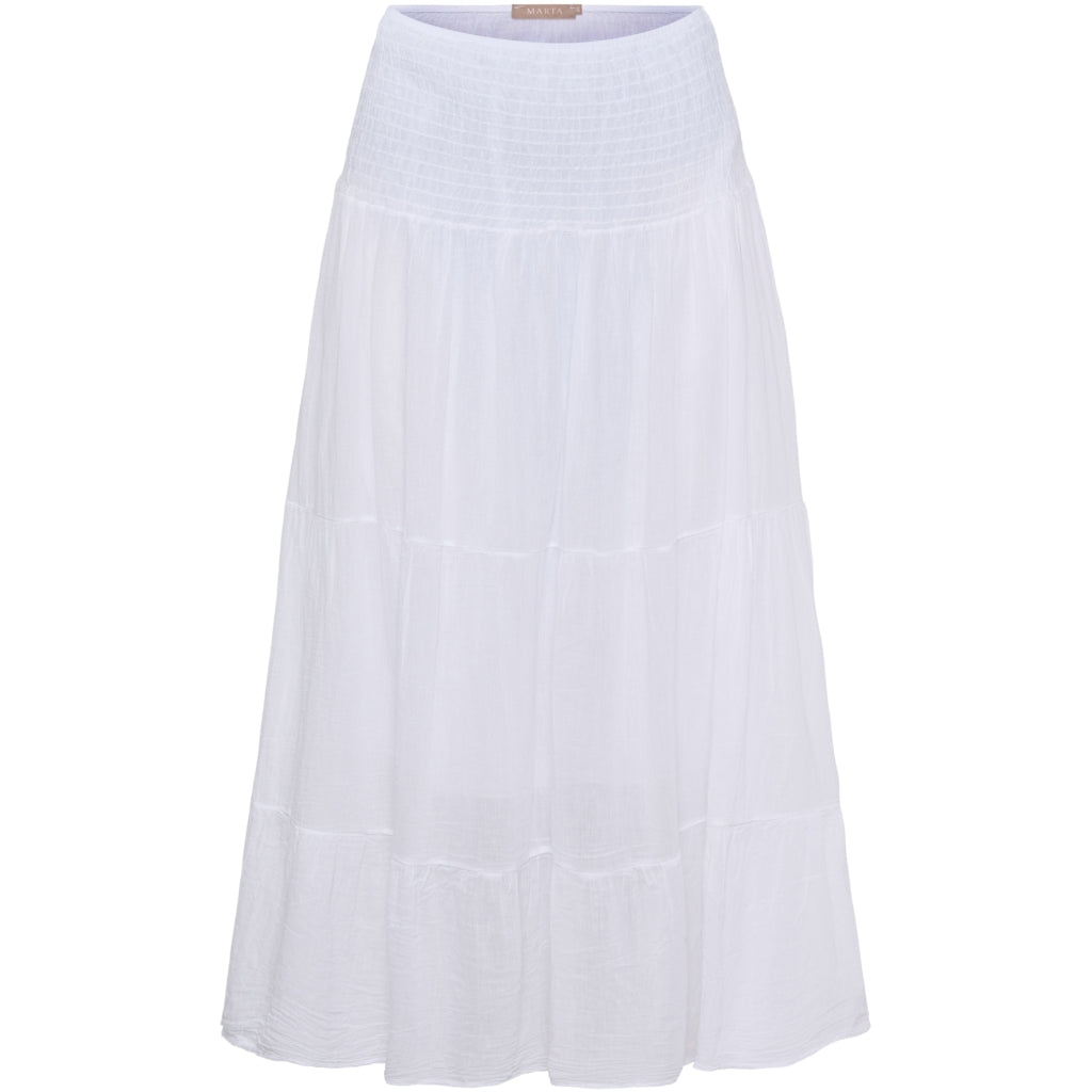 MARTA DU CHATEAU Marta du Chateau dam kjol MdcAnora 5201G Skirt White