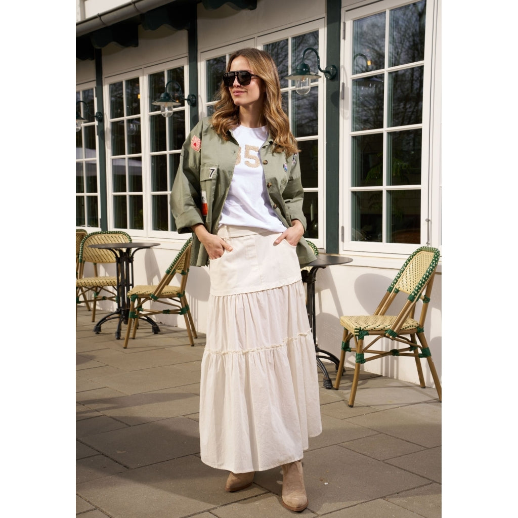 MARTA DU CHATEAU Marta du Chateau dam kjol MdcGianna DC57117 Skirt Burro