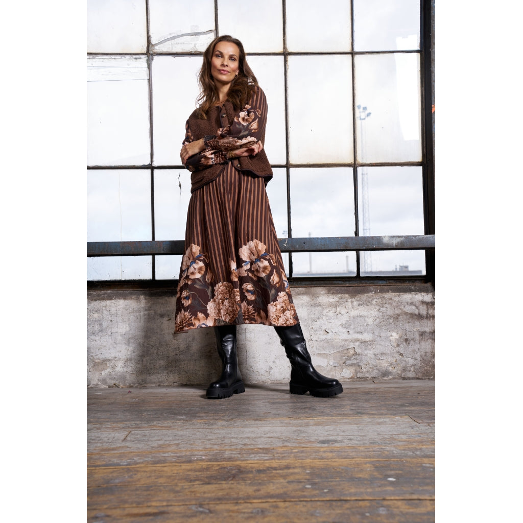 MARTA DU CHATEAU Marta du Chateau dam klänning MdcBailey 25216/B Dress Marrone6022