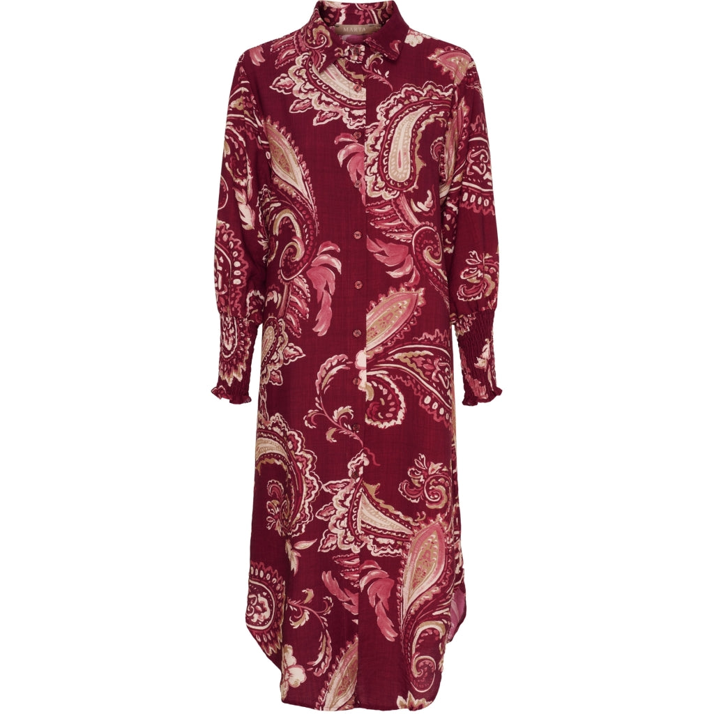 MARTA DU CHATEAU Marta du Chateau dam klänning MdcMoss 7617- Dress Bordeaux786tpz