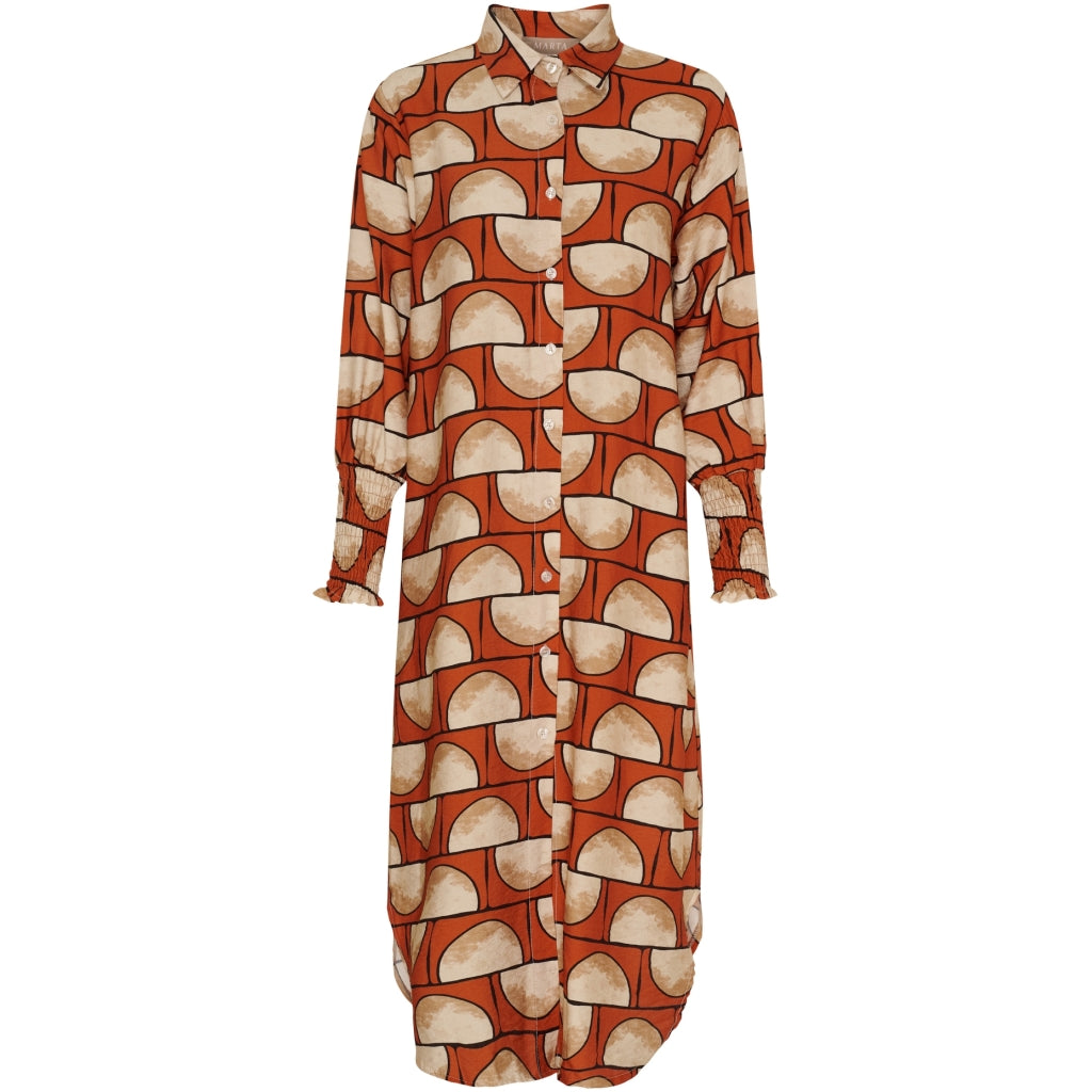 MARTA DU CHATEAU Marta du Chateau dam klänning MdcNatty 7617 Dress Coccio 4024