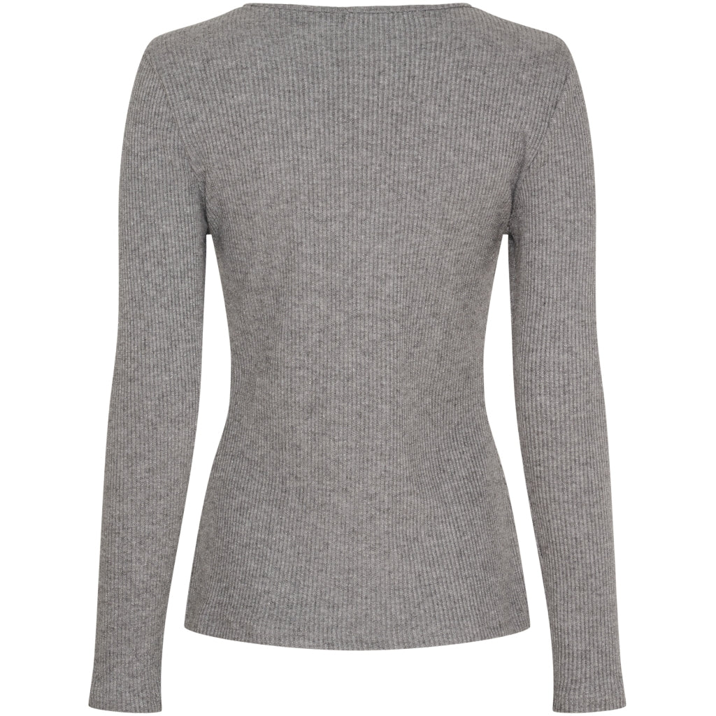 MARTA DU CHATEAU Marta du Chateau dam långärmad T-shirt 38915M LS Tee Grey
