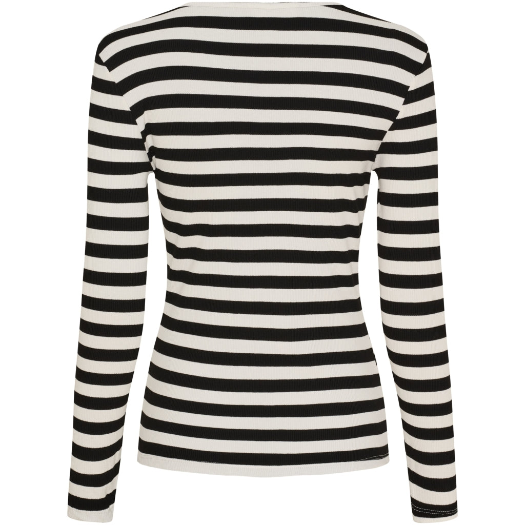 MARTA DU CHATEAU Marta du Chateau dam långärmad T-shirt MdcBegonia 7702 LS Tee Black